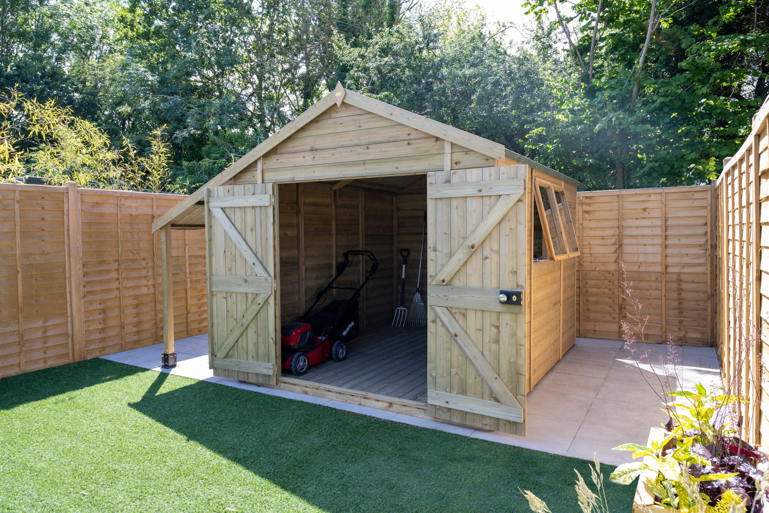 Premium Pressure Treated Tongue & Groove Sheds